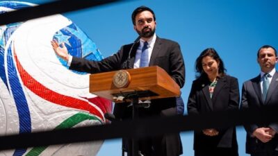 Zohran Mamdani unveils $26 meal specials for the 2026 FIFA World Cup in New York City.