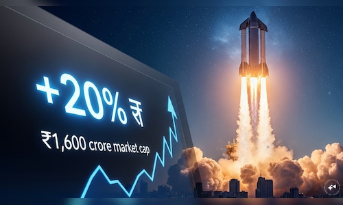 A ₹1,600 crore firm soars 20% after discussing prospects with SpaceX's Elon Musk.