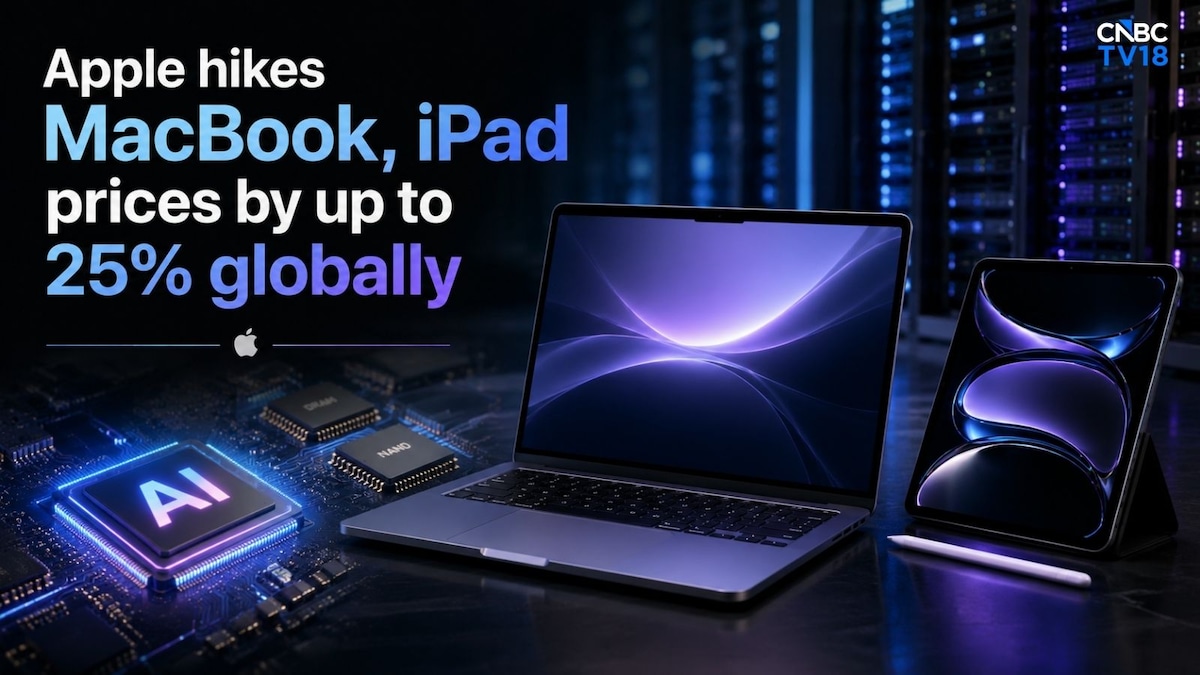 Apple Raises MacBook and iPad Prices by Up to 25% Due to AI Memory Shortage Increasing Costs