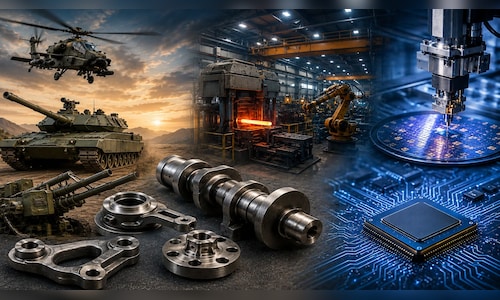 Bharat Forge anticipates growth in defense manufacturing and aims to capitalize on semiconductor supply chain prospects.