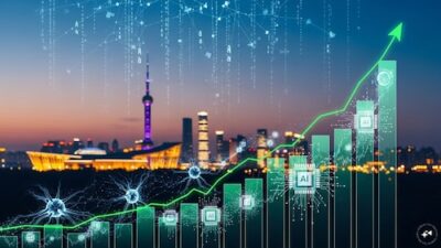 Chinese AI Stocks Surge on Positive Demand Outlook and Government Backing