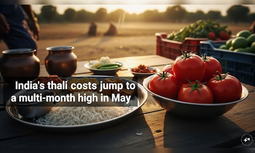 Heat and tomatoes are putting a strain on India’s food plates.
