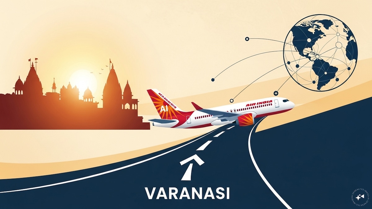 India launches its inaugural 'Easy Connect' international flight from Varanasi.