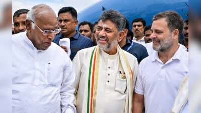 Karnataka Chief Minister DK Shivakumar states that the decision on cabinet expansion is up to the Congress leadership.
