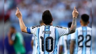 Lionel Messi nets World Cup hat-trick, equals Miroslav Klose's record of 16 goals | Photo Highlights