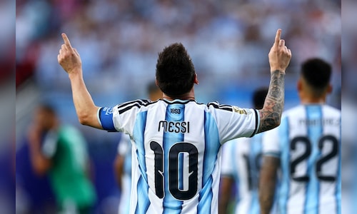 Lionel Messi nets World Cup hat-trick, equals Miroslav Klose's record of 16 goals | Photo Highlights