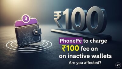PhonePe to impose a ₹100 quarterly fee on dormant wallets: Here's how to prevent it.