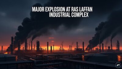 Significant Blast at Ras Laffan Industrial Site; Qatar Energy Describes It as an 'Operational Incident'