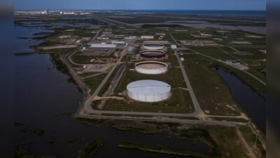 US Strategic Petroleum Reserve declines to 357 million barrels following recent withdrawals.