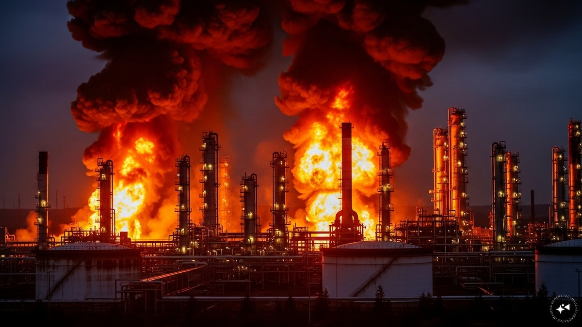 Ukraine Strikes Oil Refinery in Russia's Krasnodar Region Overnight