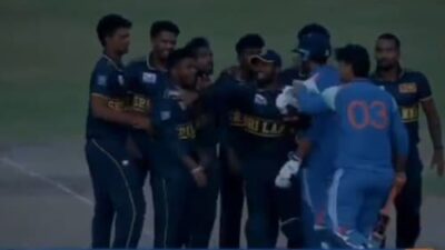 Vaibhav Sooryavanshi and Vishen Halambage Clash in Intense Super Over Showdown: Here's What Went Down