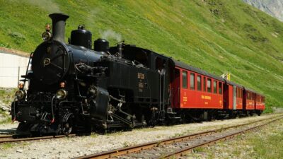 A Century-Old Steam Railway Revives in the Heart of the Swiss Alps