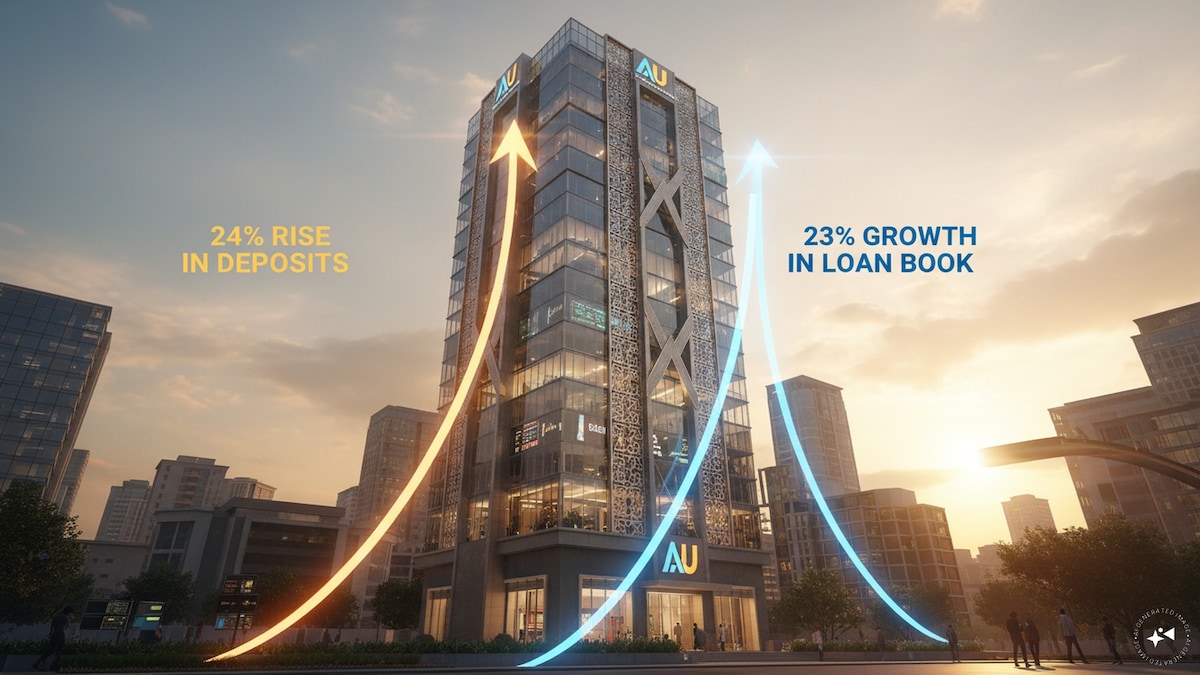 AU Small Finance Bank Sees 24% Increase in Deposits and 23% Growth in Loan Portfolio for Q1