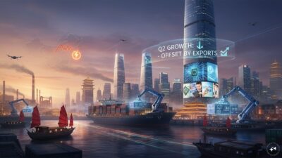 Analysts Predict Slower Growth for China's Economy in the Second Quarter