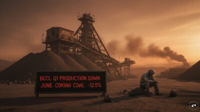 BCCL Sees Decline in Q1 Coal Production; June Coking Coal Output Decreases by 12.5%