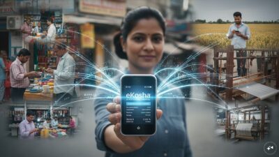 Bengaluru startup introduces AI technology that may eliminate the need for shopkeepers to visit banks.
