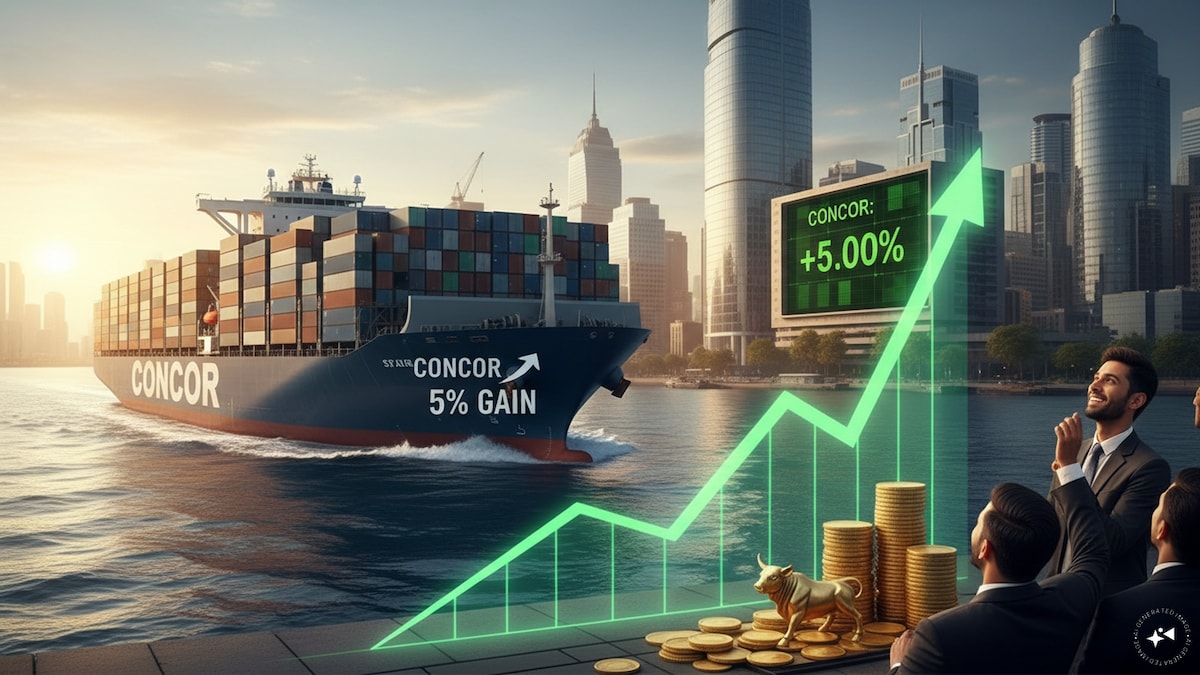 CONCOR stock surges 5% following a 9% increase in container volumes for the June quarter.