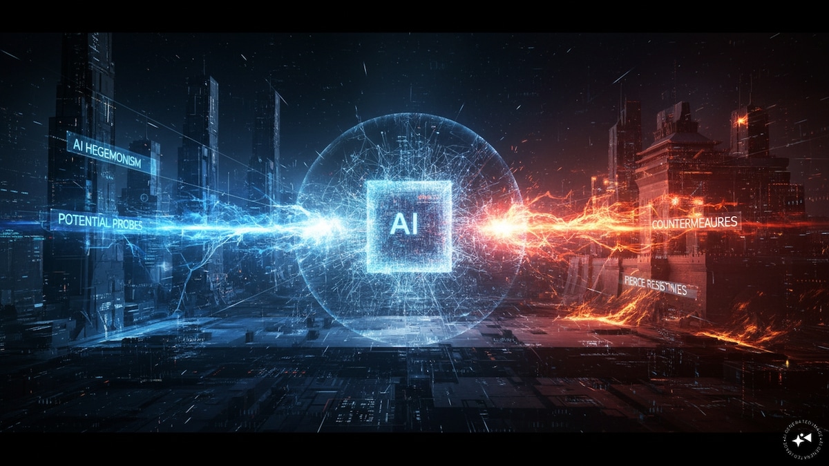 China claims the US is pursuing 'AI dominance' and warns of retaliatory actions regarding possible investigations.
