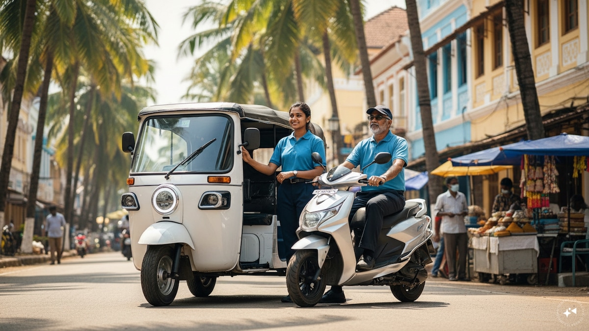 Goa to offer subsidies of up to 50% on electric vehicles for bike taxi and auto-rickshaw drivers.