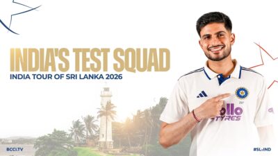 India's 2026 Sri Lanka Tour: Gill Appointed Captain, Bumrah and Sai Sudharsan Undergo Fitness Assessments