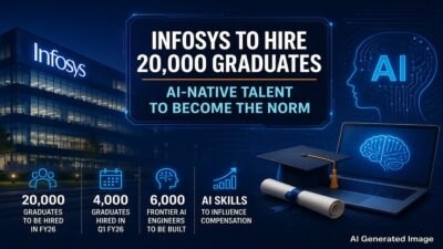 Infosys to Continue Campus Hiring, Aiming to Recruit 20,000 Graduates Despite AI Advancements