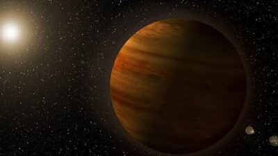 NASA's exoplanet-seeking spacecraft discovers uncommon 'Super-Jupiter' located 40,000 light-years from Earth.
