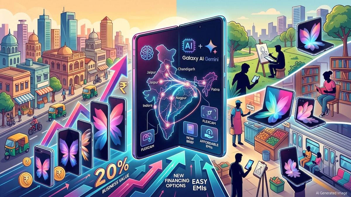 Samsung India claims foldable phones have become mainstream, with Tier 2 cities fueling growth.