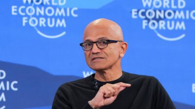 Satya Nadella cautions against the 'Reverse Information Paradox,' stating that AI might reveal a company's critical insights.