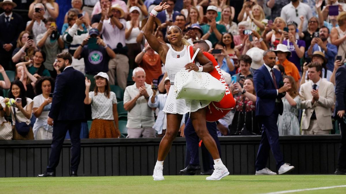 Serena Williams pulls out of doubles match with sister Venus at Wimbledon because of injury.