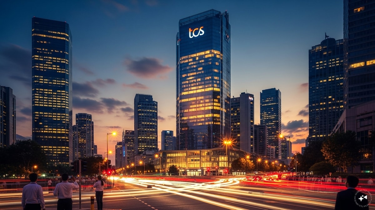 TCS maintains a higher premium over Accenture even amid declining growth.