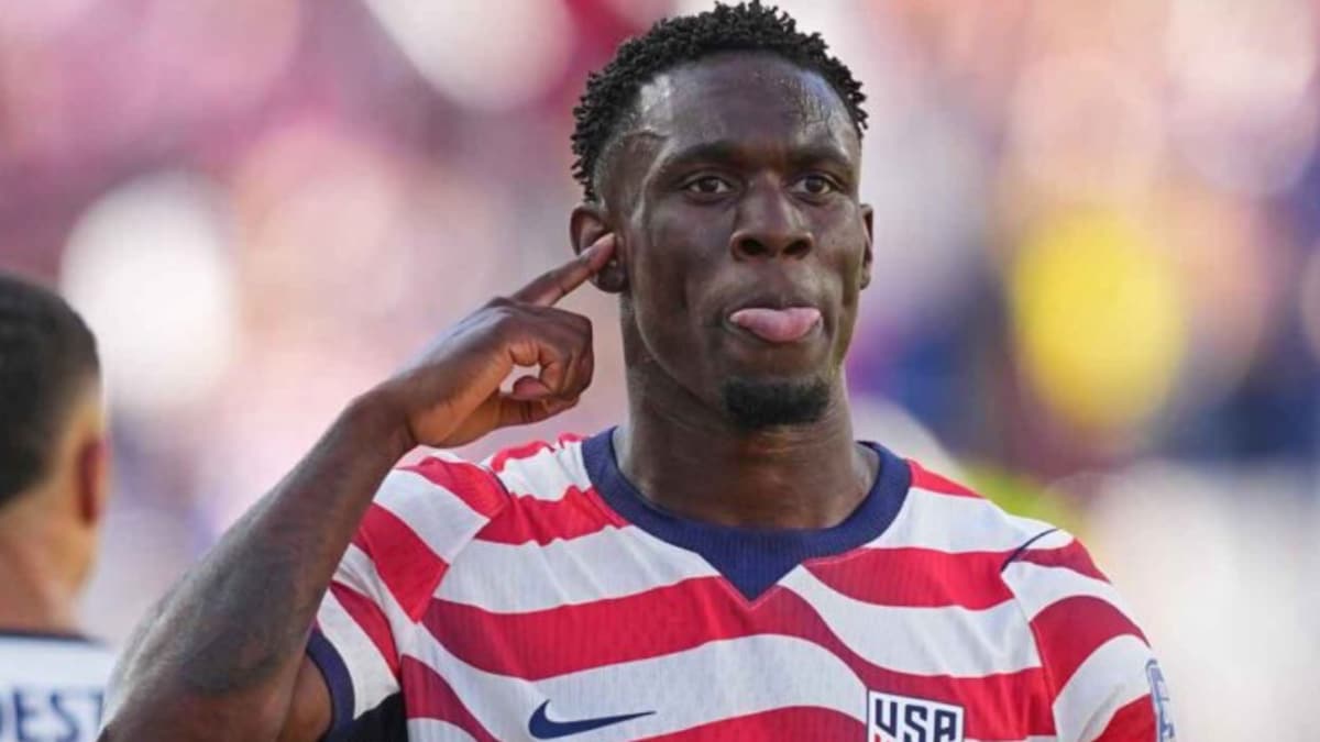 UEFA criticizes FIFA for reversing Balogun's ban following Donald Trump's involvement.