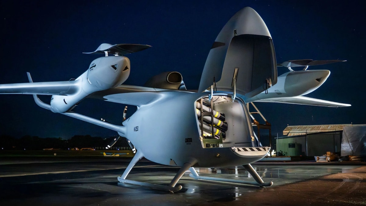 US Company Beta Launches Unmanned Hybrid-Electric Military Aircraft, Capable of Traveling 2,400 km While Carrying 907 kg