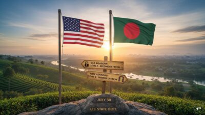 US Lowers Bangladesh Travel Advisory to Level 2, Maintains Warning for Chittagong Hills and Myanmar Border