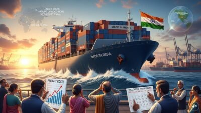 Freight Rates to the US and Europe Soar 3-4 Times; Indian Exporters Facing Container Costs Exceeding $9,000