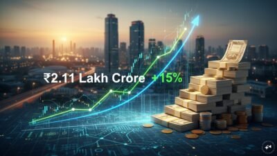GST revenue increases by more than 15% to ₹2.11 lakh crore in July; net collection grows almost 16%.