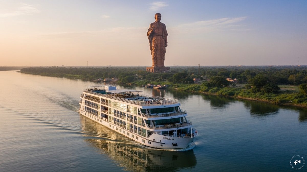 Gujarat Introduces 600-Passenger Luxury Cruise by the Statue of Unity: Main Features and Operations