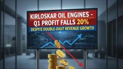Kirloskar Oil Engines Sees 20% Drop in Q1 Profit Despite Double-Digit Revenue Increase