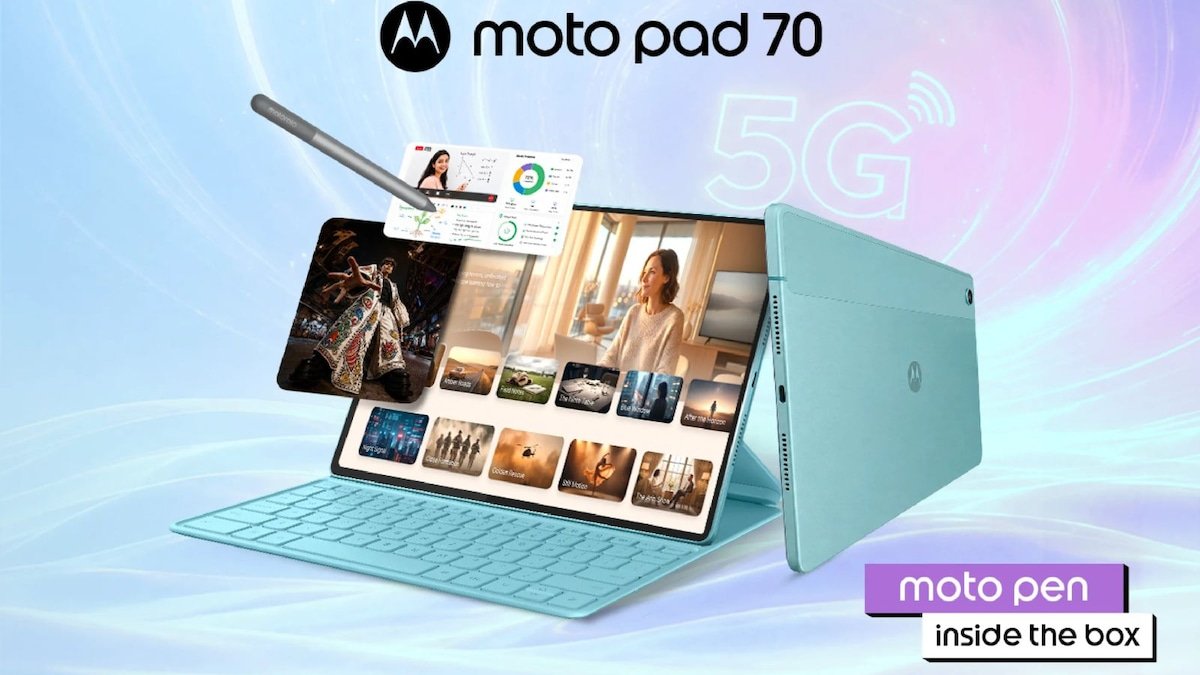 Motorola Introduces Moto Pad 70 5G in India: Cost, Features, and Release Details