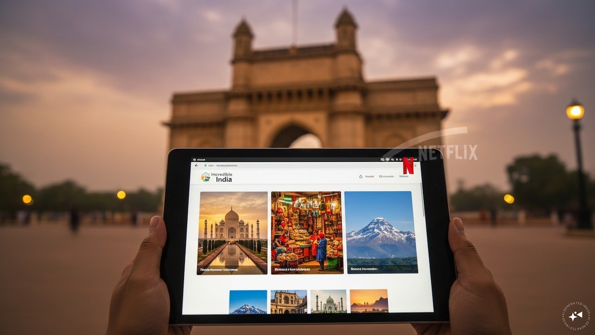 Netflix and Ministry of Tourism Introduce New Section on the Incredible India Website