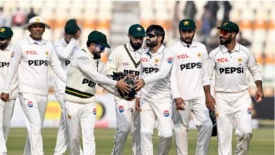 Pakistan breaks eight-match away Test losing streak with victory against West Indies to level the series.