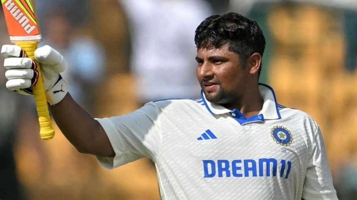 Sarfaraz Khan Named to India's Test Squad for Sri Lanka Series After Sai Sudharsan's Injury