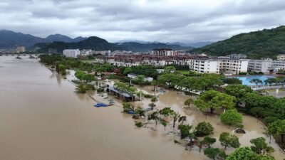 Typhoon Dolphin: Thousands Evacuated in China as Shanghai Faces Flooding, Flights Canceled, and Beijing Prepares for Rain.